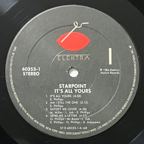 Starpoint - It's All Yours