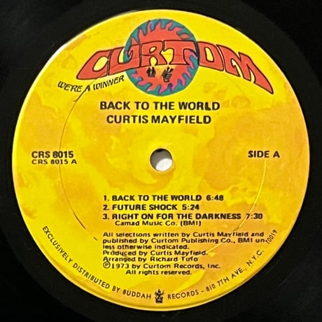 Curtis Mayfield - Back To The World