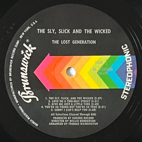 The Lost Generation - The Sly, Slick And The Wicked
