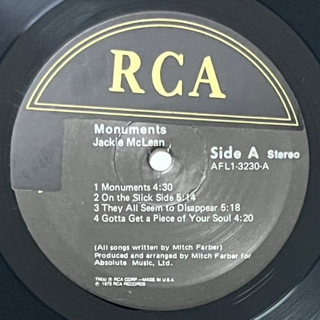 Jackie Mclean - Monuments