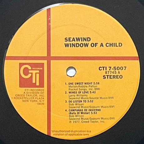 Seawind - Window Of A Child