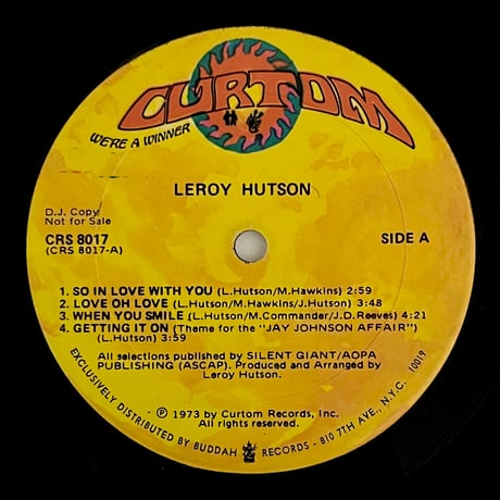 Leroy Hutson - Love Oh Love