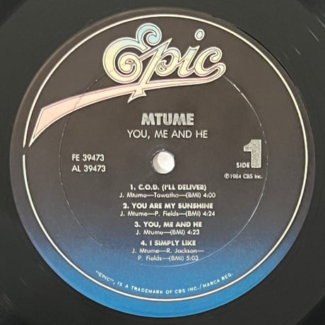 Mtume - You, Me And He