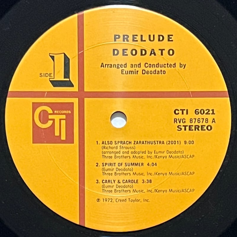 Deodato - Prelude | Fruit Roll Records