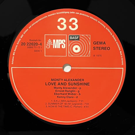 Monty Alexander - Love And Sunshine