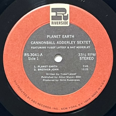 Cannonball Adderley Sextet - Planet Earth