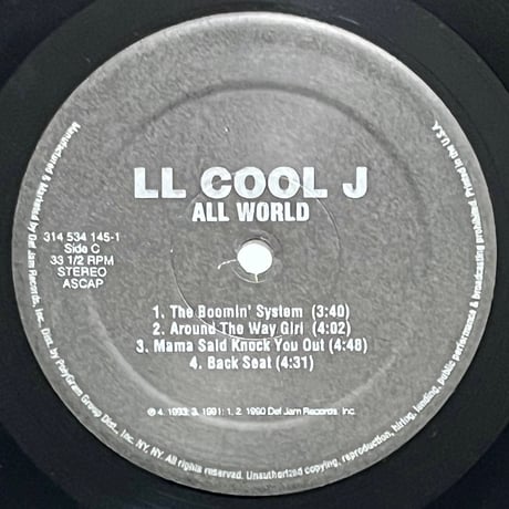 LL COOL J - ALL WORLD