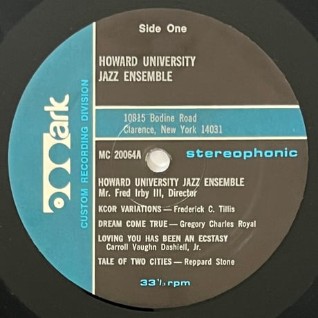 Howard University Jazz Ensemble - HUJE '80