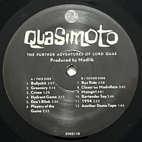 Quasimoto - The Further Adventures Of Lord Quas