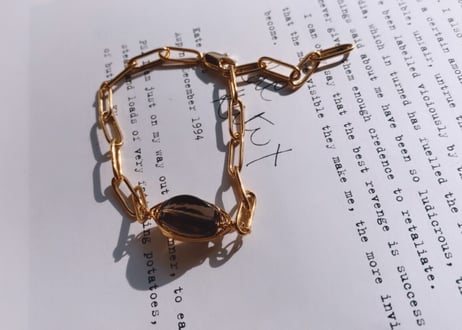 smoky quartz bracelet