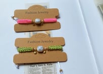 Cotton Candy bracelet neon color