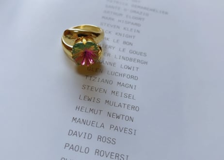 colorful bijou ring 9号