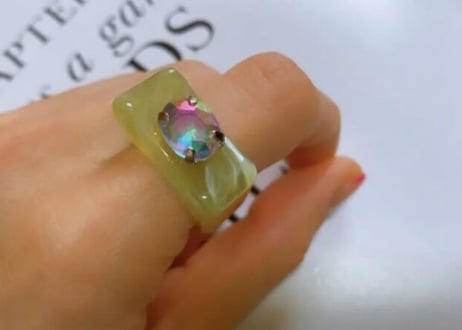 Crystal Bijou ring 14号