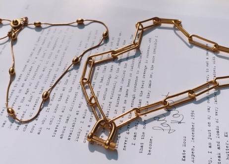 key lock necklace S size