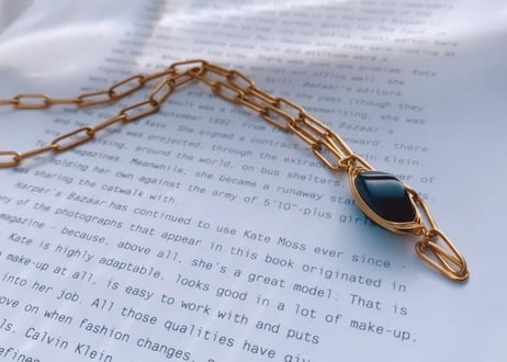onyx  necklace