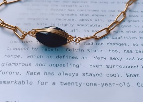 onyx  necklace