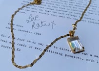 square bijou necklace