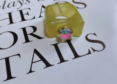 Crystal Bijou ring 14号