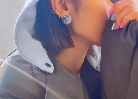 glitter pierce 2size