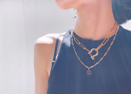 key Lock necklace M size