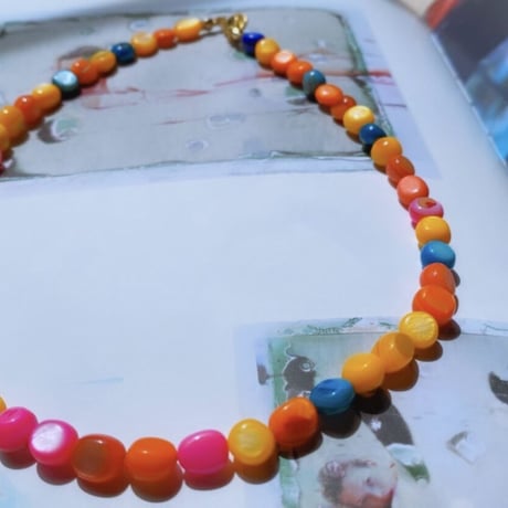 colorful beads  necklace