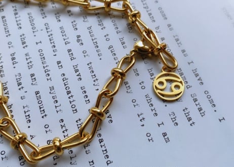 Heart motif bracelet