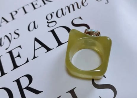 Crystal Bijou ring 14号