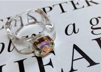 clear crystal bijou ring 12号