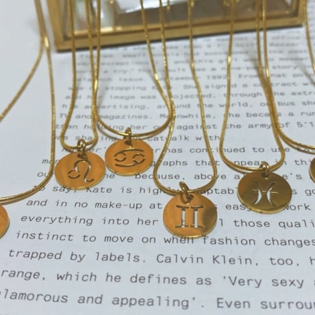 sign necklace 45㌢　stainless316