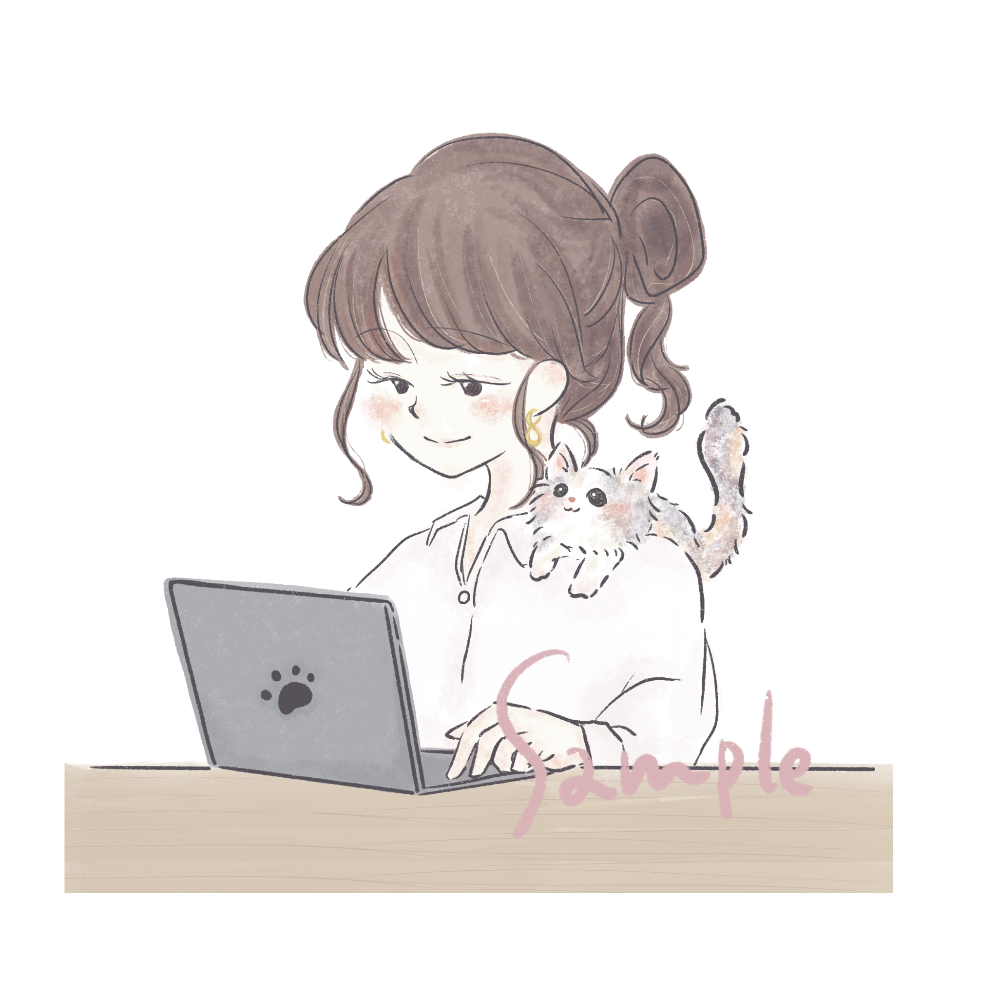 オーダーメイドアイコンイラスト | あとりえちーず