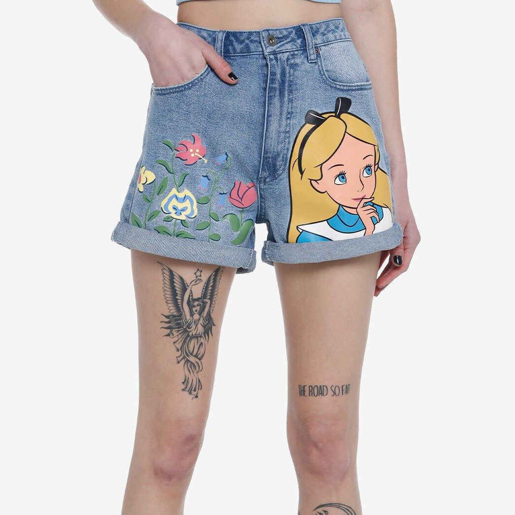 ふしぎの国のアリス デニムショートパンツ | すずくろ - Sue's ふしぎの国のアリス デニムショートパンツ | すずくろ - Sue's