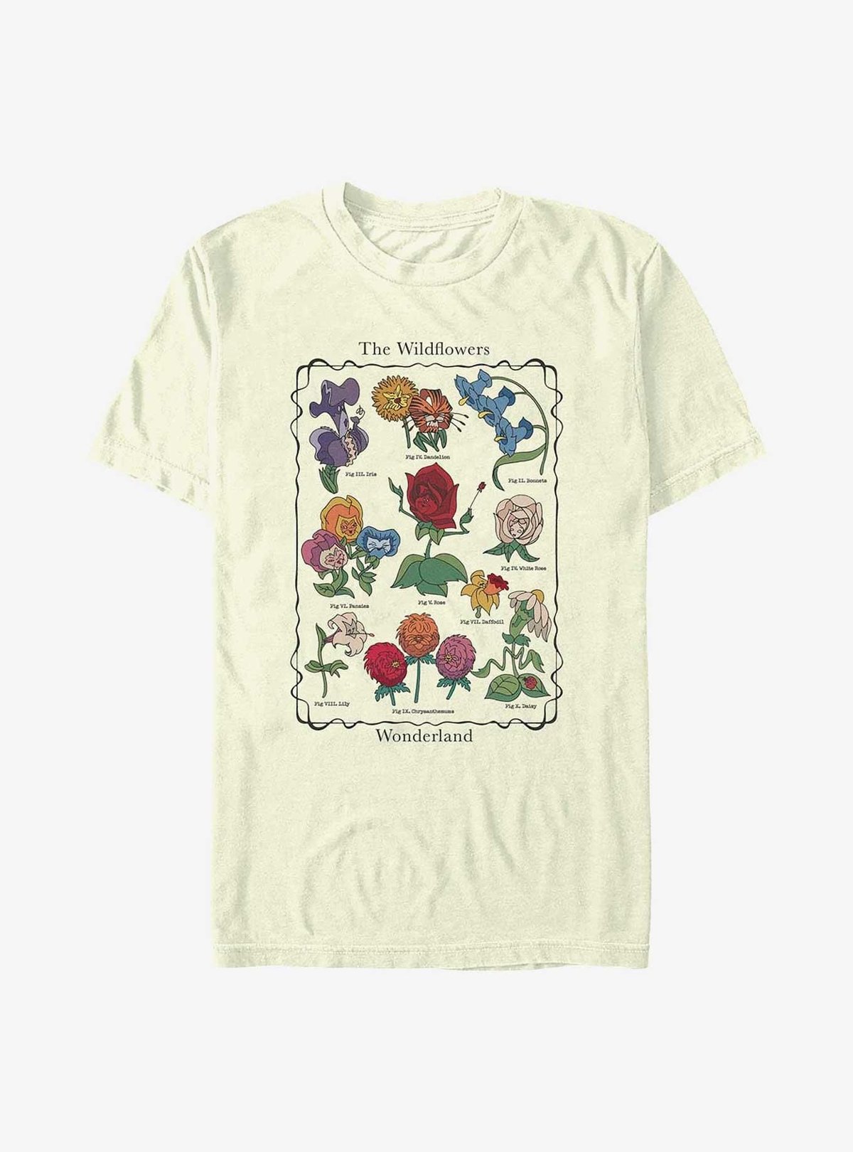 不思議の国のアリス♡ハリネズミのティタイム ふしぎの国のアリス お花達 Tシャツ | すずくろ - Sue's Closet -