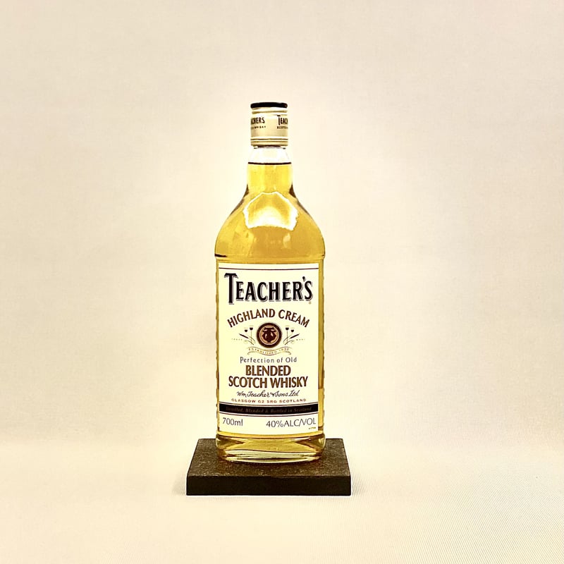 ティーチャーズ　ハイランドクリーム　旧ラベル ティーチャーズ・ハイランドクリーム旧ボトル43度750ml - 酒の