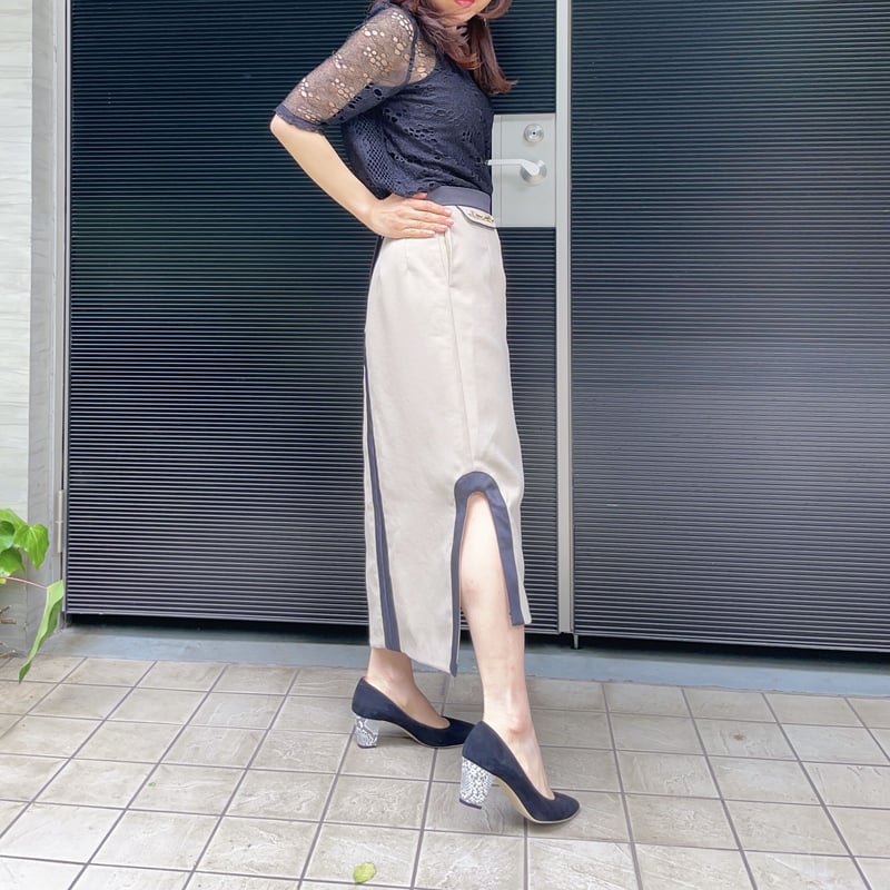 QUNG / シレナセンタースリットsk クン シレナセンタースリットsk カラー: