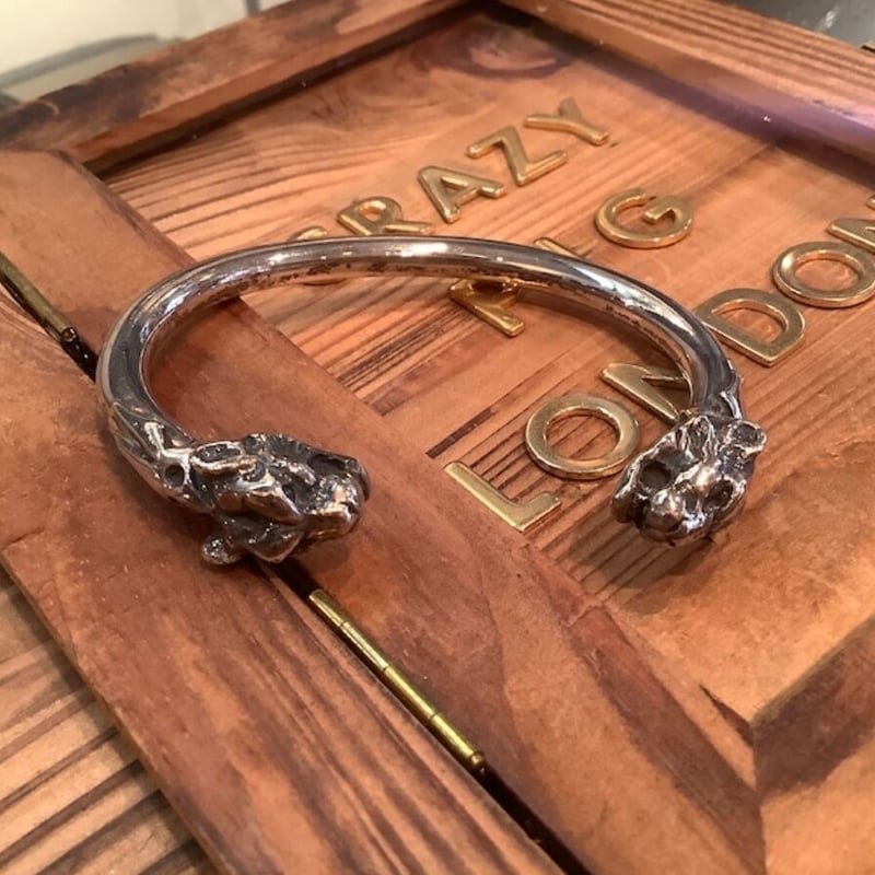 CRAZY PIG TIGER'S HEAD BANGLE 498 クレイジーピッグ タイガー CRAZY PIG TIGER'S HEAD BANGLE 498 クレイジーピッグ タイガー