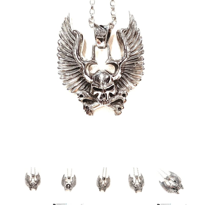 THIRTEEN DESIGNS サーティーンデザインズ GULL WING SKULL PE