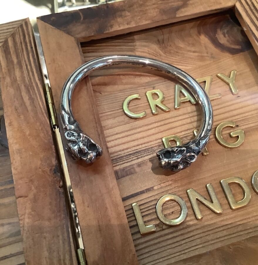 CRAZY PIG TIGER'S HEAD BANGLE 498 クレイジーピッグ タイガー CRAZY PIG TIGER'S HEAD BANGLE 498 クレイジーピッグ タイガー