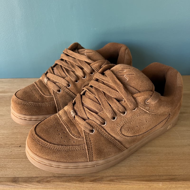 ES ACCEL OG ブラウン 靴紐変更 ES ACCEL OG ブラウン 靴紐変更