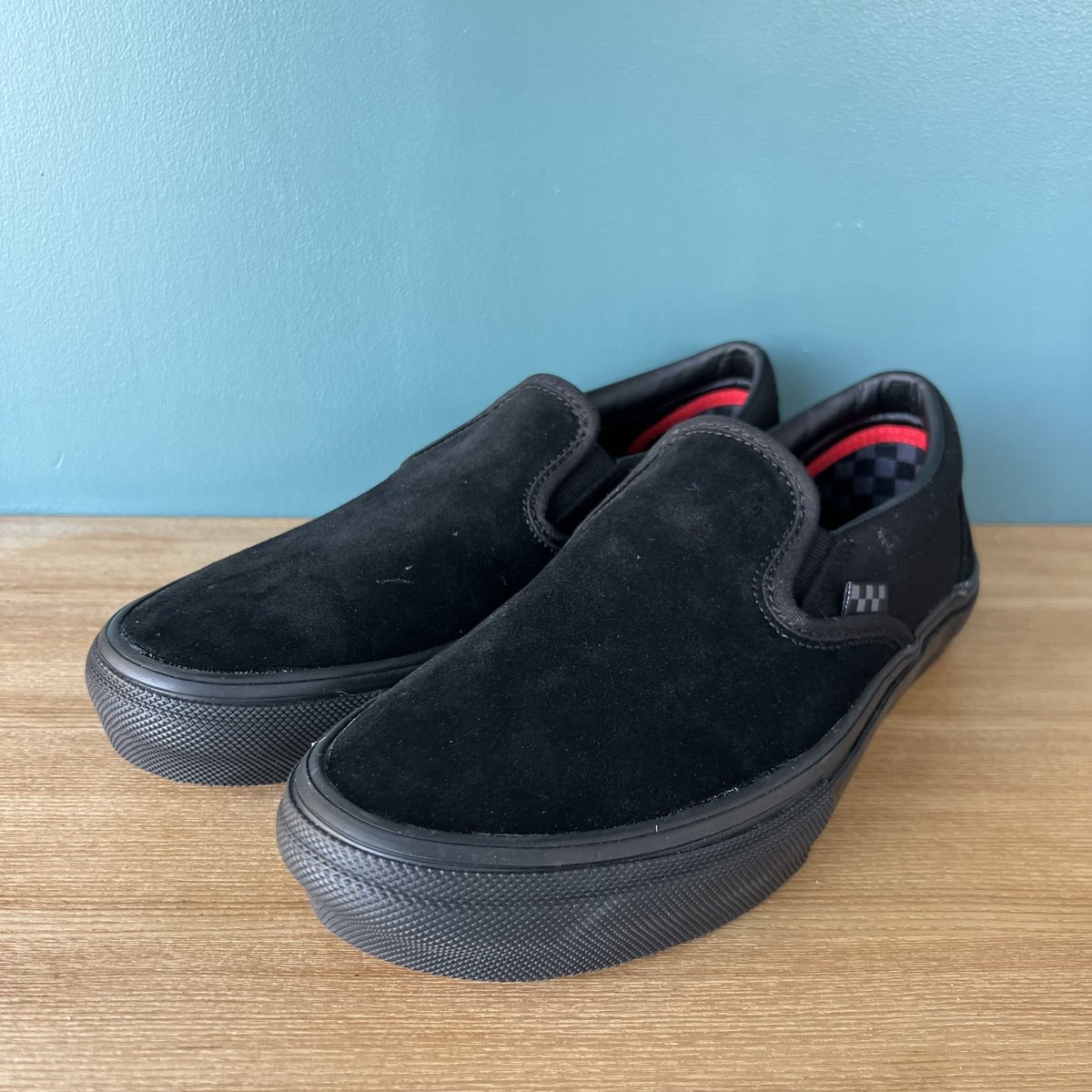 VANS SKATE SLIP-ON / BLACK / BLACK（バンズ/ヴァンズ スケー...