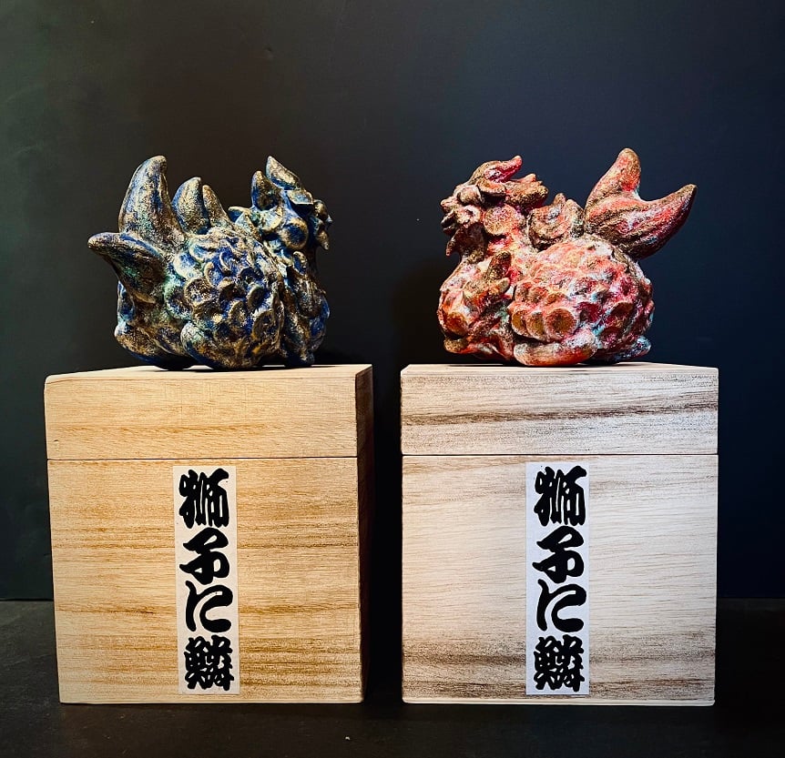 獅子に鱗文 | 童子商店