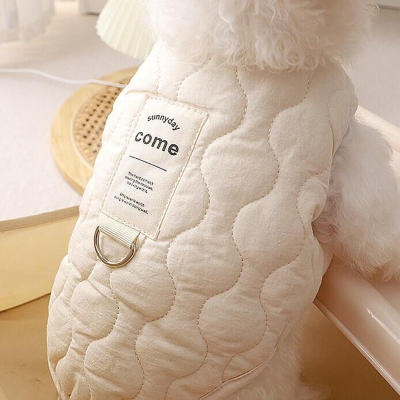 犬服　鎌倉ドック　裏ボア　ダウンベスト　zoobico　ラディカ j288ra1.jpg