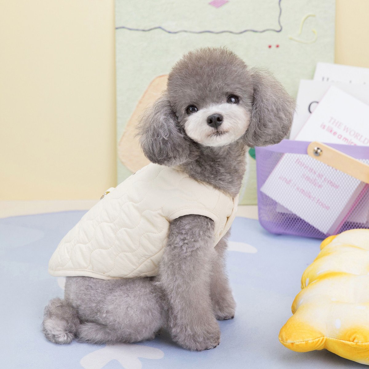 SALE】裏ボア キルティング ベスト 犬服 犬用ダウンベスト 犬の SALE】裏ボア キルティング ベスト 犬服 犬用ダウンベスト 犬の