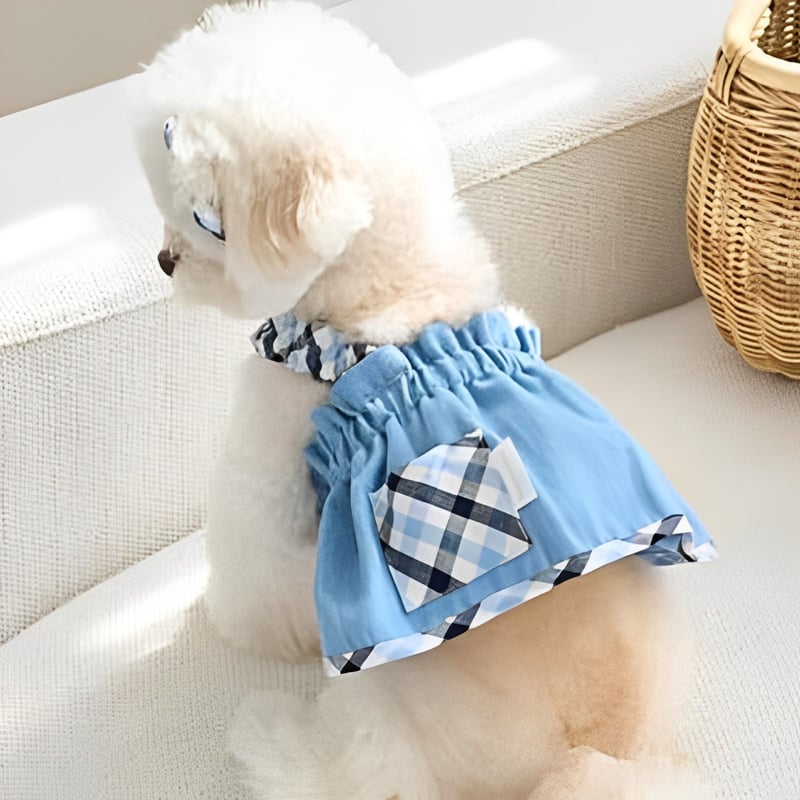 犬服ワンピース　見本 楽天市場】犬 冬服 ヒョウ柄 ワンピース XL ドッグウエア