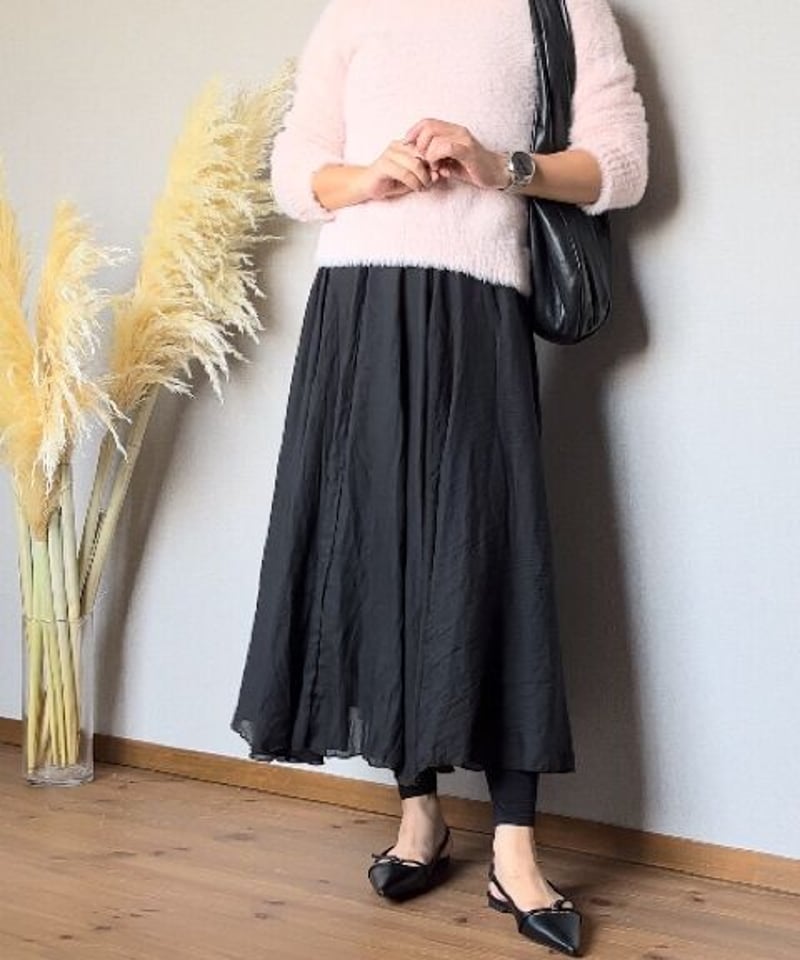極美品 プランテーション コットン100% YOORYUUスカート ブラック M 極美品 プランテーション コットン100% YOORYUUスカート ブラック M