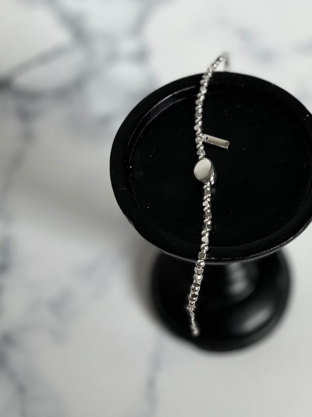 シルバービーズブレスレット | Miaou(ミアウ)