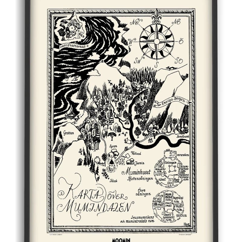 ムーミン・ムーミン谷【オランダポスター】 | MONO-K