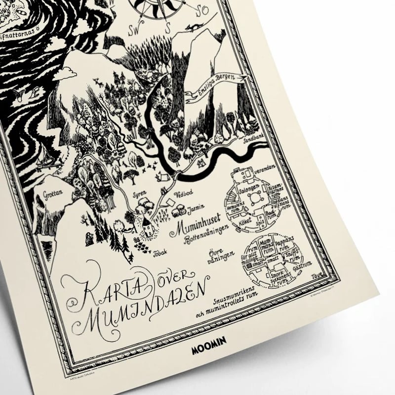 ムーミン・ムーミン谷【オランダポスター】 | MONO-K