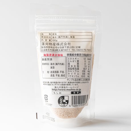 海人の藻塩（スタンドパック）100g