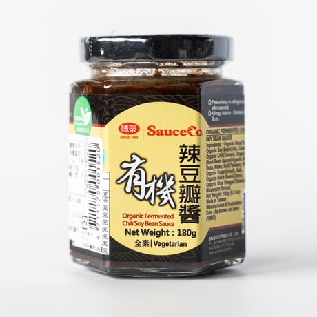 味榮 有機ラー豆板醤180g
