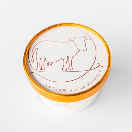 カップアイス〈クリームリッチ〉アイスミルク　中洞牧場